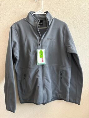 Marmot Slate Gray Full-Zip Fleece Jacket